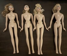 Lotto 4 bambole nude Ashton