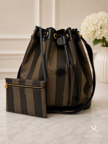 Borsa secchiello vintage - a,