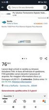 Nuvita  Primi Pesi ,Bilancia Digitale Usata Pochissimo Senza Scatola 1300 /18kil