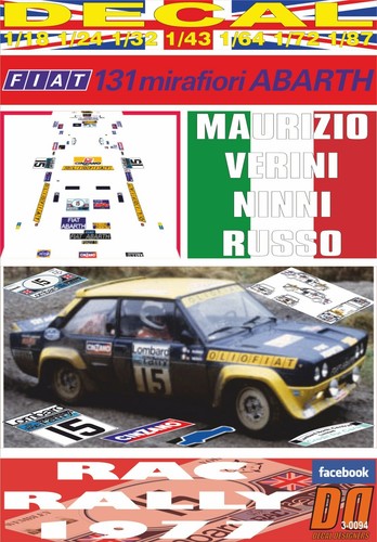 Decal fiat 131 - fiat,