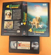 VHS film 4 CUCCIOLI DA SALVARE