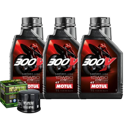 Kit tagliando olio motul 300v - olio,