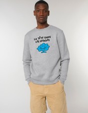 Felpa Uomo Colore Grigio, LA