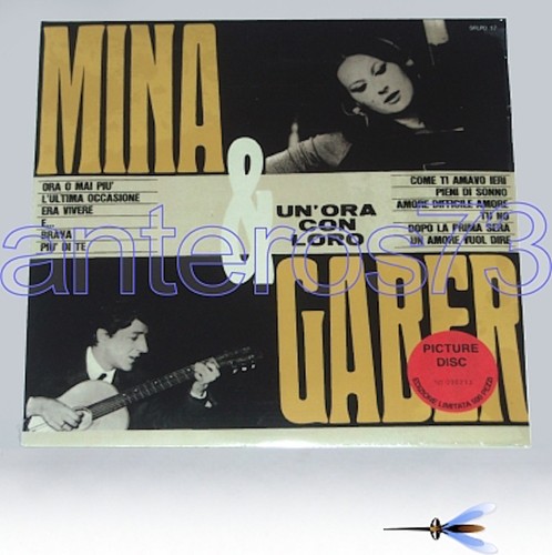 Mina giorgio gaber raro lp - mina,