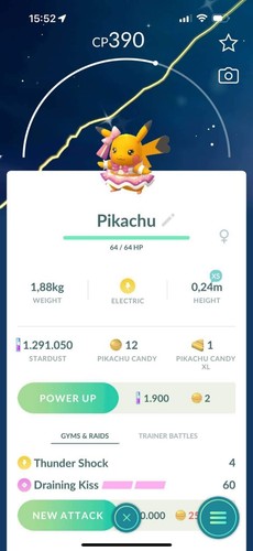Costume pikachu lucido pop - pikachu,