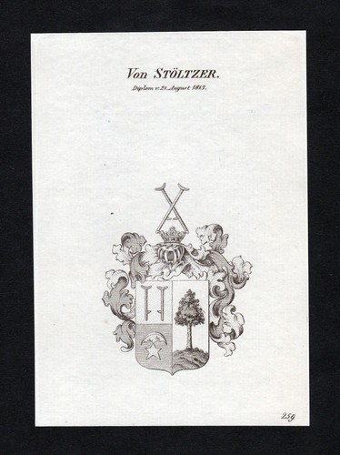 1820 stelzer wappen adel - 1820,