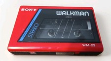 Sony WM-22 Rosso Lettore di