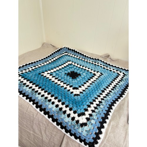 Coperta quadrata nonna fatta - , a