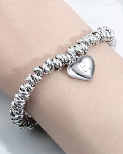 Bracciale donna acciaio - , cuore