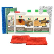 Kit Restauro Parquet in Legno Oliato Lucido | Rigenera e Protegge il Pavimento