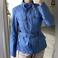 Zara blu trench cappotto donna