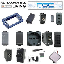 SERIE BTICINO FRUTTI LIVING INTERNATIONAL COMPATIBILE PRESA SCHUKO PULSANTE USB 