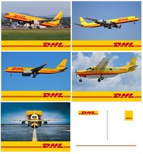 5x AK DHL CARTOLINE AEREI