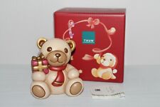 Thun Natale,, Teddy con  pacco regalo " per te". Altezza  10 cm. Nuovo.