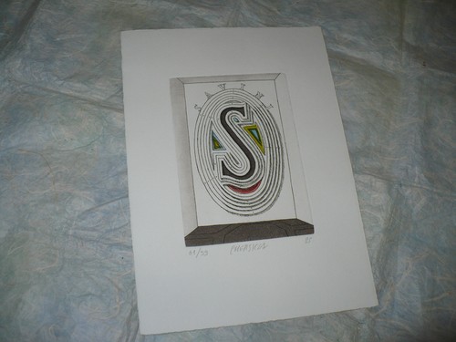 Litografia originale chersicla - litografia,
