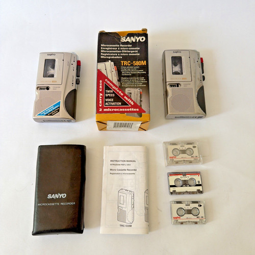 Sanyo trc 580m microcassette - trc-580m,