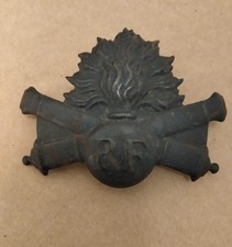 Fregio di artiglieria per elmo Adrian - Francia,