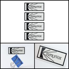 Adesivo distintivo logo griglia altoparlante Supravox decalcomania 60 mm (2,36") X 25 mm (0,98")