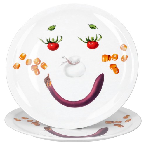 Set piatti pizza smiley - set,