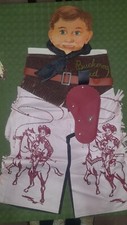 Costume Cowboy anni 50/60 originale WILD & WOLLY Western Outfit 