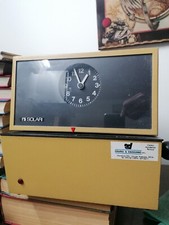 Orologio marcatempo f.lli Solari colore giallo scuro