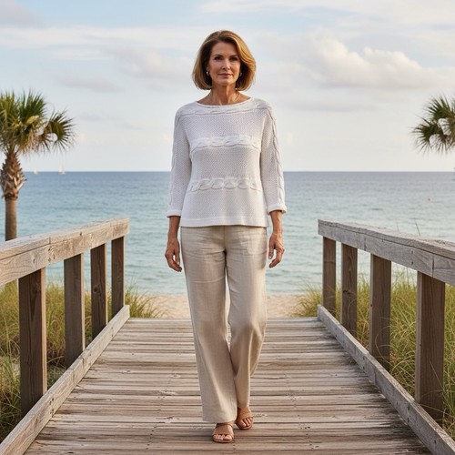 Maglione kinross bianco 100 - kinross,