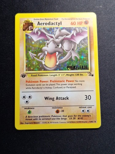 Carte pokemon aerodactyl - aerodactyl, 1/62