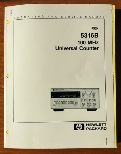 Hewlett packard 5316b - packard,