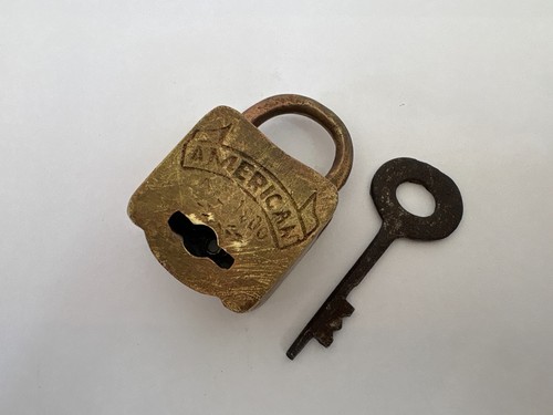 Lucchetto vintage ottone - vintage,