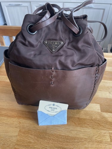 Prada borsa secchiello - nylon, +