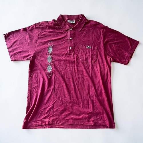 Polo lacoste vintage rosa - polo,