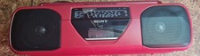 Vintage SONY CFS-20IL Registratore a cassette radio portatile AM/FM