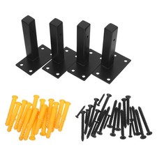  4 Pcs Staffe Per Carichi Pesanti Reggimensole Da Muro Scaffali Dell'armadio