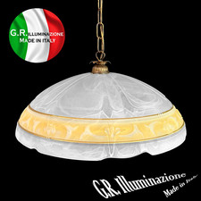 Lampadario classico vetro