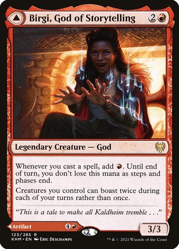 Mtg birgi god storytelling - of,