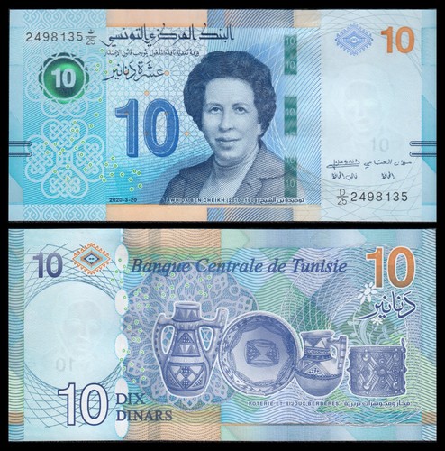 Túnez tunisia 10 dinars - -,