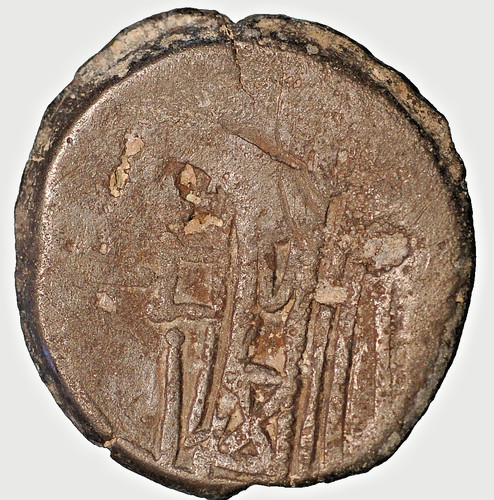 Moneta antica romana nave - , nd