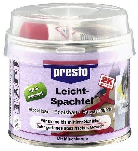 Presto leicht spachtel 420g - 2k,