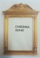 Cornice RETTA in legno oro