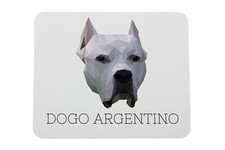 Dogo Argentino geometric pad