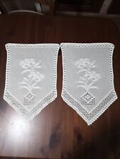 Tendine finestra merletto stile tirolese