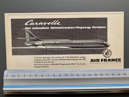 Air france caravelle jet - jet, medio