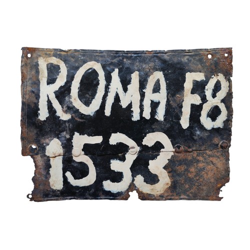 Antica targa auto camion - antica,