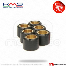 KIT 6 RULLI RMS 15x12 DA 2,3 gr PER VARIATORE MBK CW BOOSTER / NITRO 50 cc