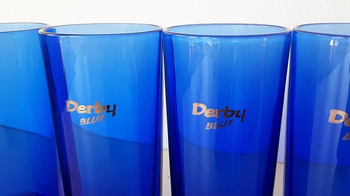 Set bicchieri derby blue - bicchieri,