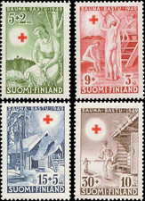 Finlandia #Mi361-Mi364 MNH