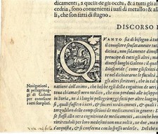 Stampa antica CAPOLETTERA Q