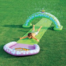 x Scivolo D'Acqua Giardino Con