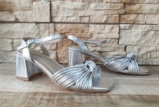 SANDALI DONNA ARGENTO CON