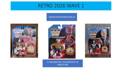 Wwe action figure serie - action, retro